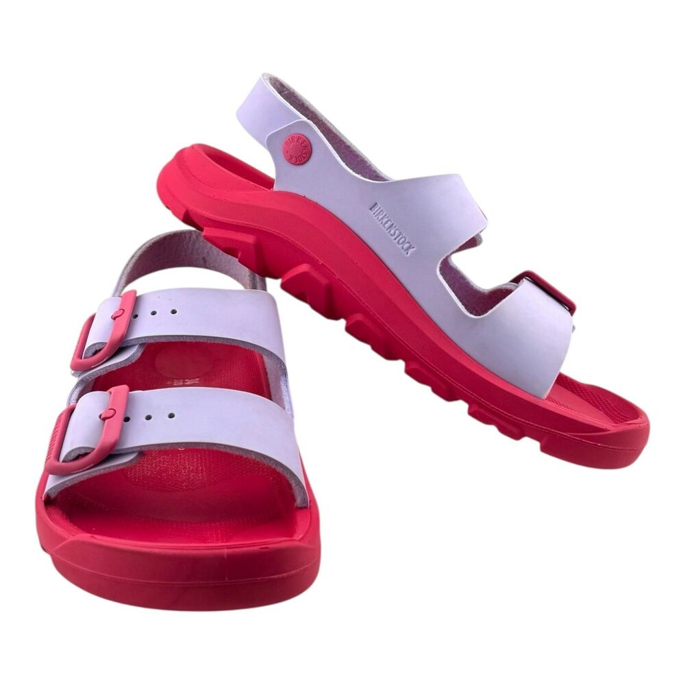 Birkenstock Mogami Sandals Kids Size 34 Pink Purple Slingback Ankle Strap Casual